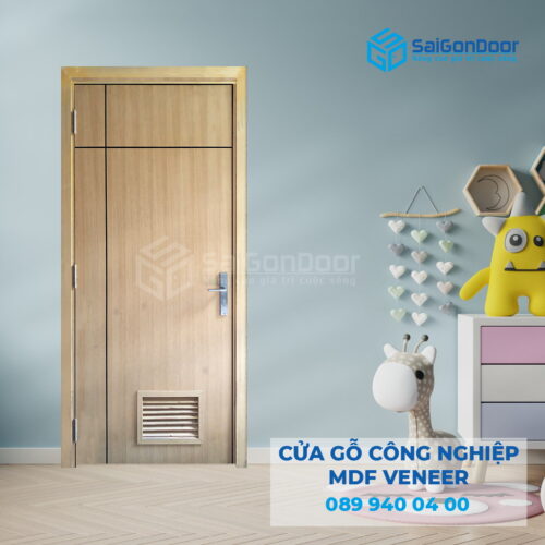 Cửa Gỗ MDF Veneer P1R2L1-SGD