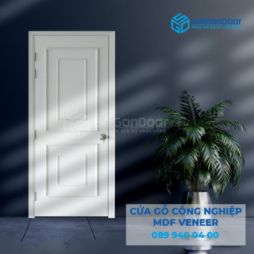 Cửa Gỗ MDF veneer O4-C1 Phào chi-SGD