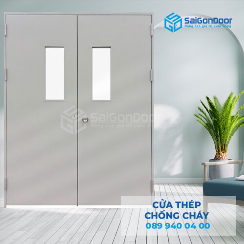 Cửa Thép Chống Cháy 2PG2 khoa coc-SGD
