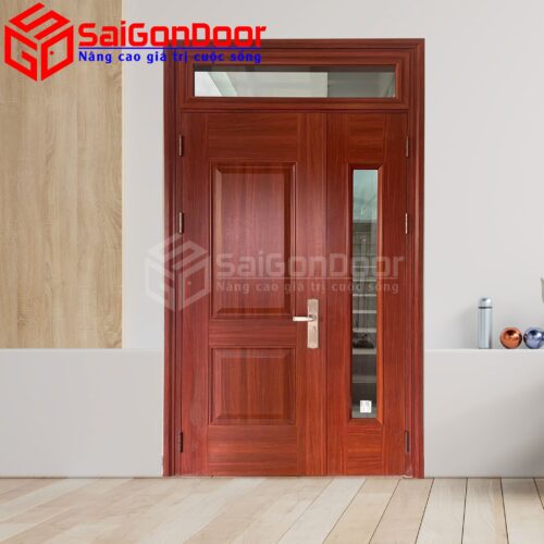 Cửa Thép Vân Gỗ SGD-KM.TVG-2CL-5